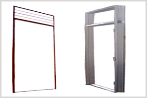 Pressed metal door frames